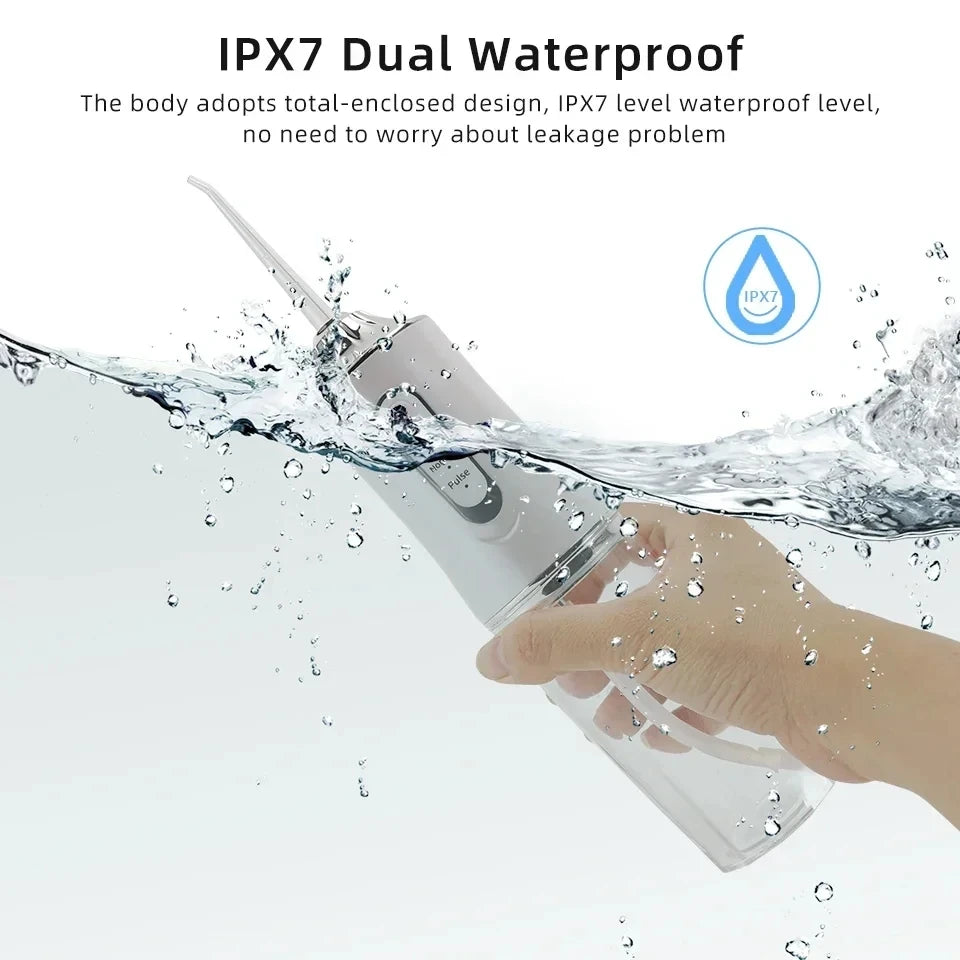 Naxven AquaPulse Irrigador Bucal de Limpieza Profunda